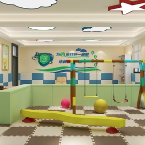 现代儿童娱乐室3D模型下载